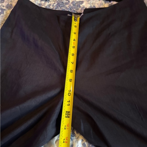 Antonio Melani  Navy Linen Women's Black Tailored Pants - Picture 4 of 6